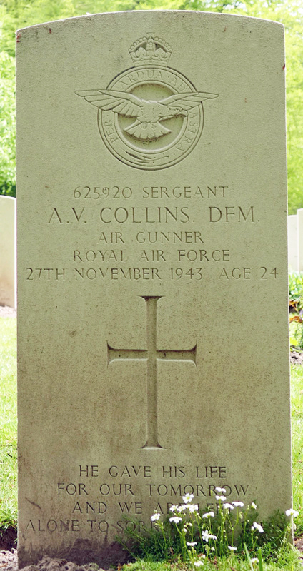 Sgt Arthur Victor Collins<br/><br /><br />died November 27th, 1943